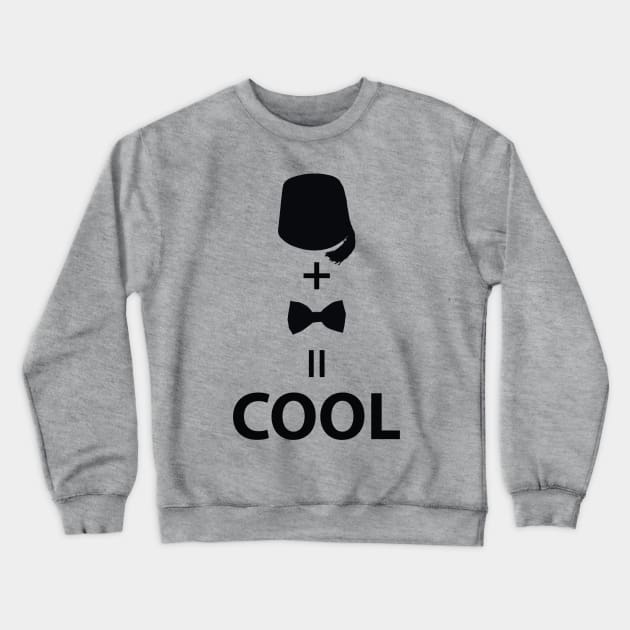 Bow ties and Fez's are cool! Crewneck Sweatshirt by devilchimp